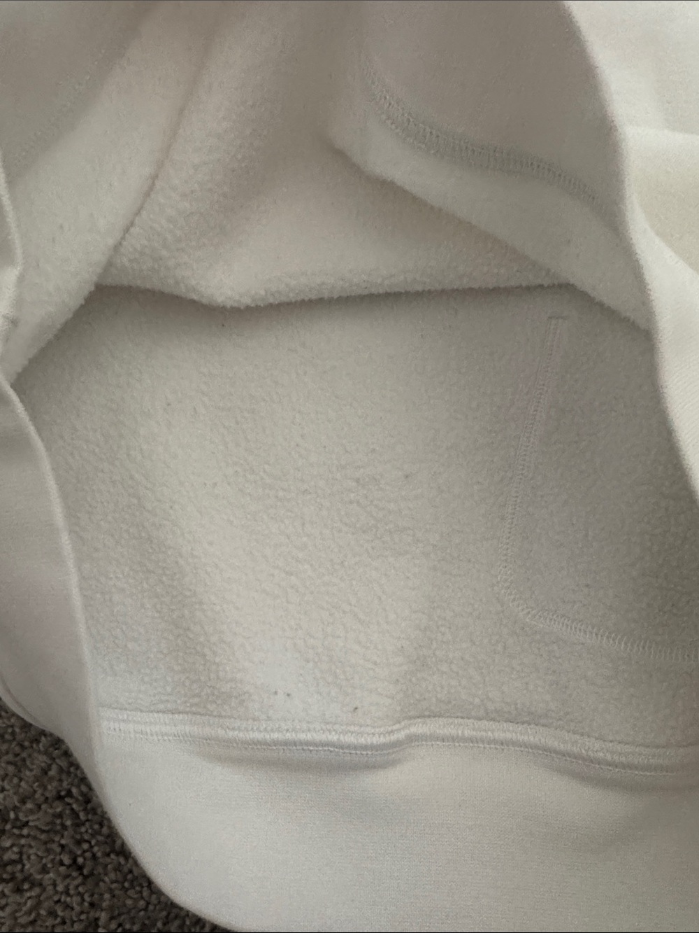 Lululemon athletica White Women's Pullover Hoodie, Great Condition, Rarely worn - Picture 4 of 8